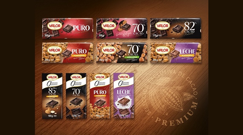 Chocolates Valor estrena diseño en sus tabletas