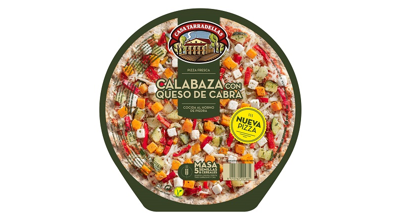 Casa Tarradellas presenta la nueva pizza de calabaza con queso de cabra