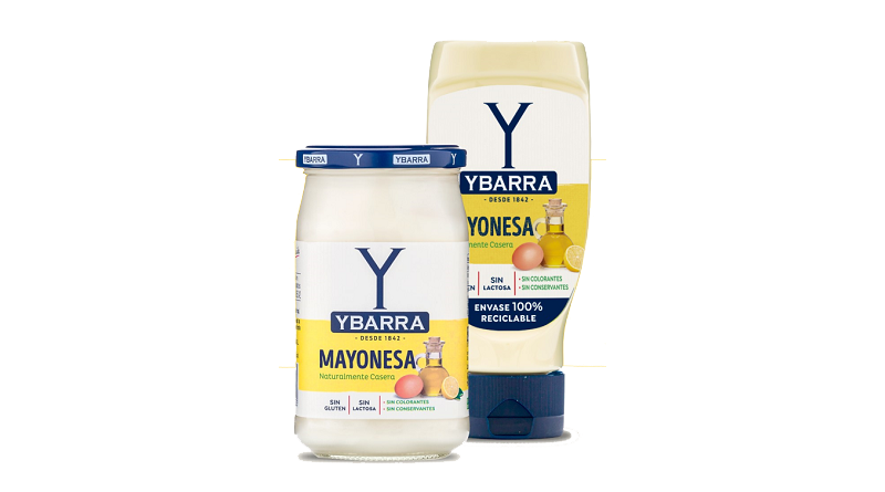Ybarra presenta la nueva imagen de sus mayonesas
