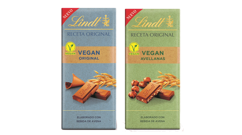 Lindt lanza su primera gama de tabletas veganas en España