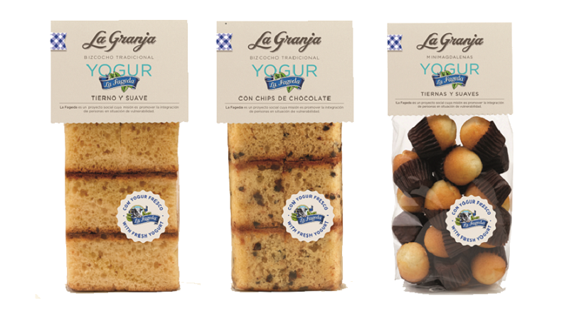 Tres nuevos productos de La Granja elaborados con yogur de La Fageda