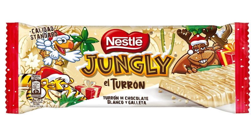 El turrón Nestlé Jungly estrena versión en chocolate blanco