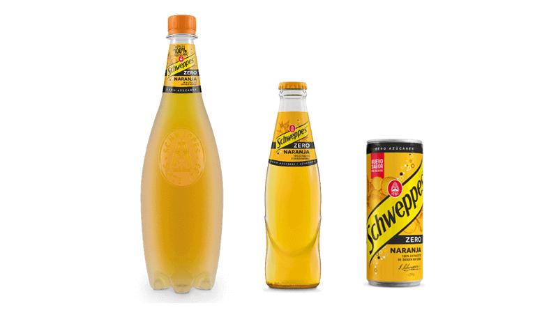 Schweppes Naranjo Zero, nuevo refresco, sin azúcar ni calorías