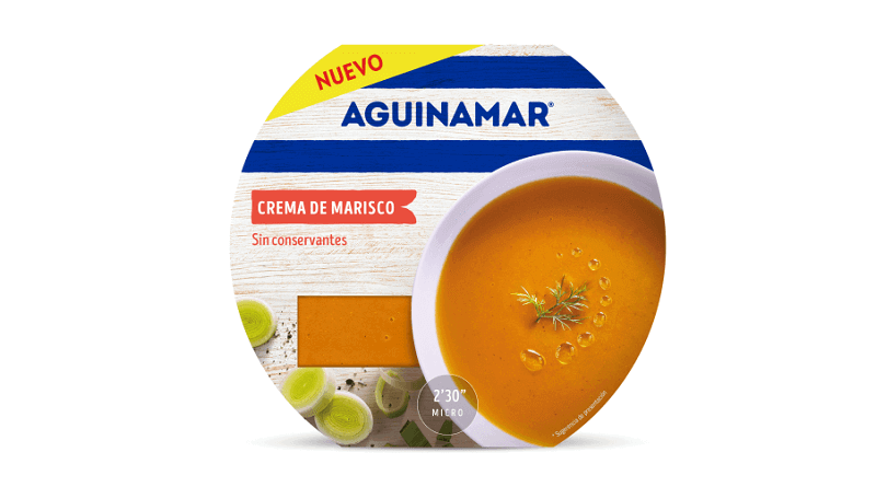 Aguinamar® lanza una nueva gama de productos: sopa de pescado y crema de marisco