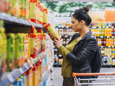 Los consumidores desean un etiquetado frontal con el contenido de azúcar, grasas saturadas o sal
