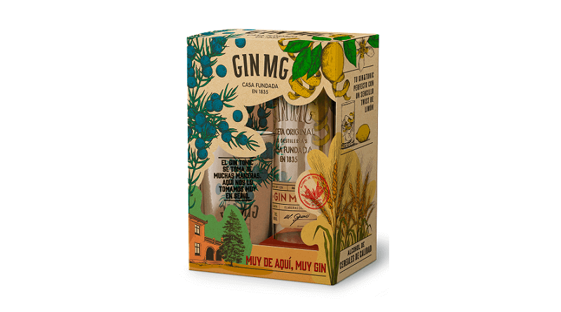 Gin MG se viste de Navidad