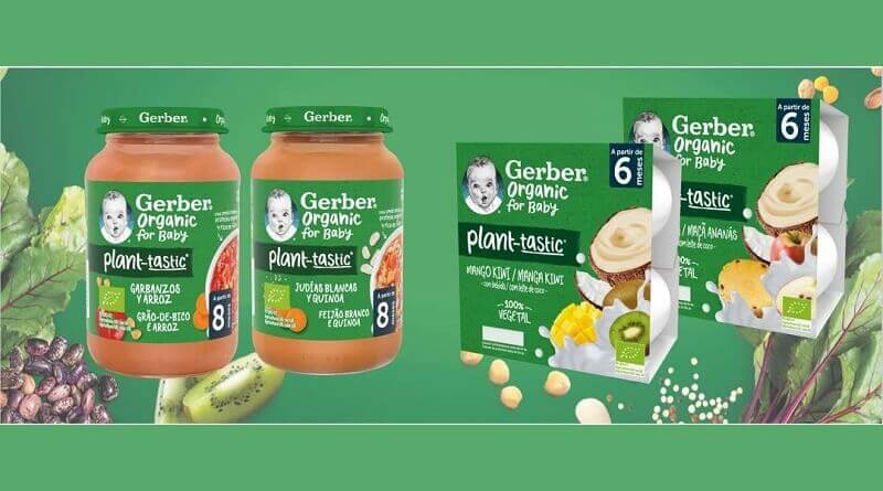 Así es GERBER Plant-tastic, la gama 100 % vegetal para el bebé