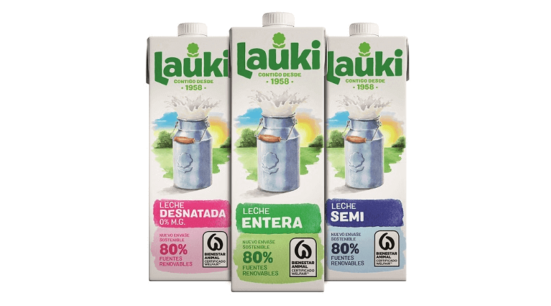 Lauki estrena nuevo envase, más cómodo y con una imagen más actual
