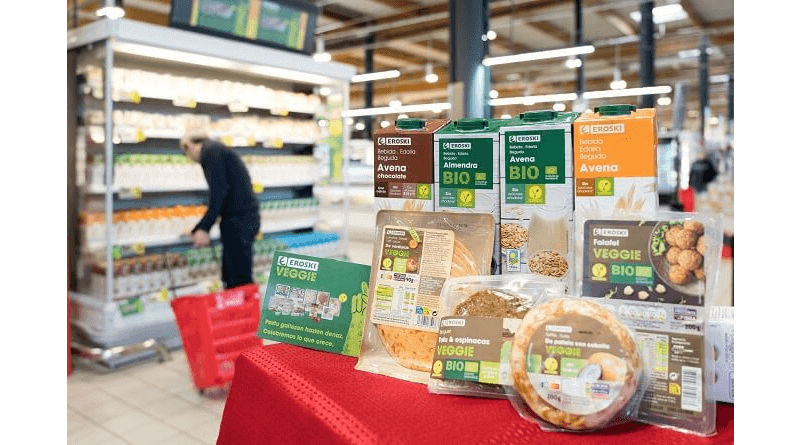 Eroski lanza su nueva gama de productos veganos de marca propia