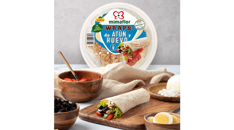 Mimaflor presenta los wraps de atún y huevo
