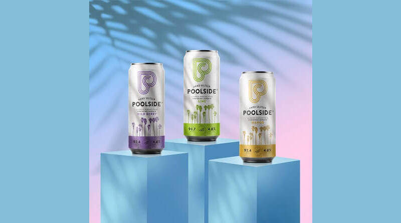 Poolside, el hard seltzer perfecto para disfrutar con los amigos