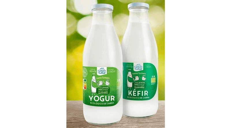 Cantero de Letur apuesta por un nuevo formato de yogur y kéfir de cabra de 1 litro
