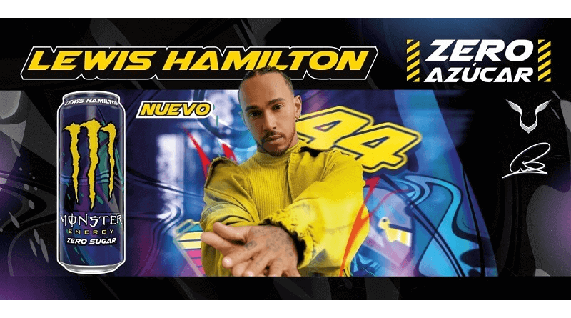 Monster y Lewis Hamilton juntos en la nueva versión de ‘LH44’