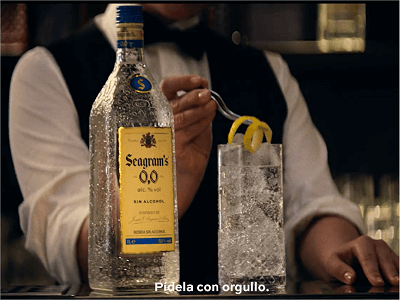 Seagram´s nos invita a pedir su nueva 0,0% con orgullo