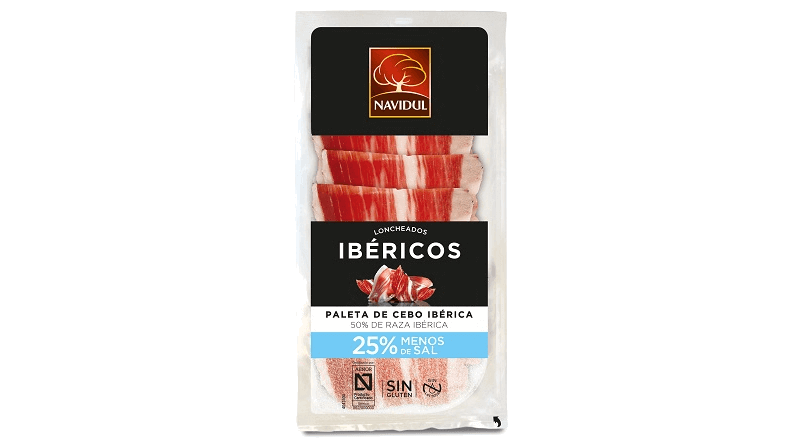 Navidul lanza sus nuevas lonchas de paleta ibérica con un 25% menos de sal