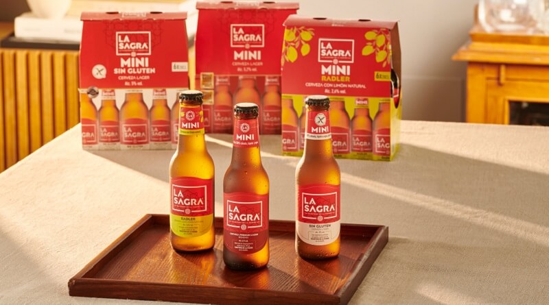 Cerveza LA SAGRA lanza su nuevo formato mini en tres de sus referencias esenciales
