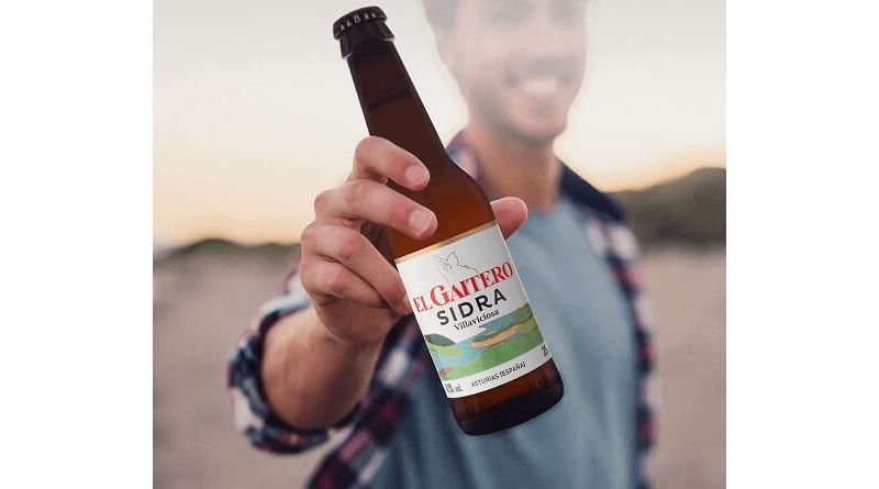 El Gaitero presenta su sidra en formato botellín