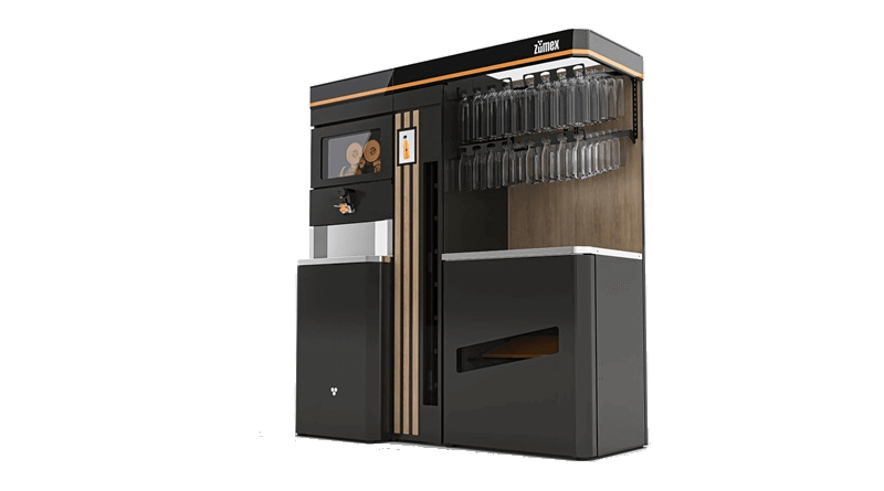 Zumex presenta una exprimidora de naranjas para supermercados que se limpia sola