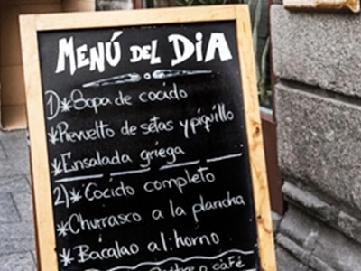 El 63% de los consumidores valora que los restaurantes ofrezcan menú del día