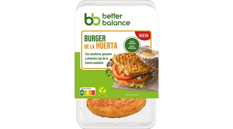 Better Balance amplía su gama de productos con la Burger de la Huerta