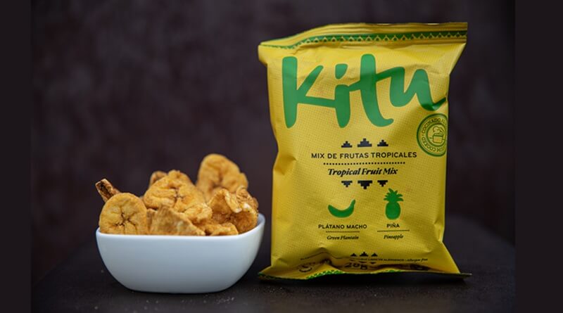 Las crujientes novedades de fruta de Kitu Snack