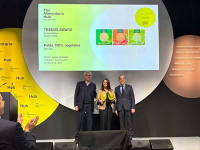 Delicass gana 2 premios en Innoval con su gama de patés 100% vegetales