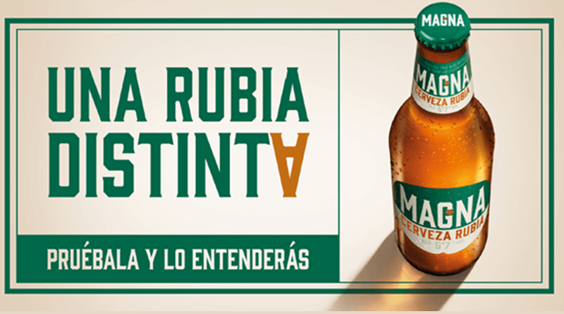 Llega la nueva Magna, la cerveza distinta entre las normales