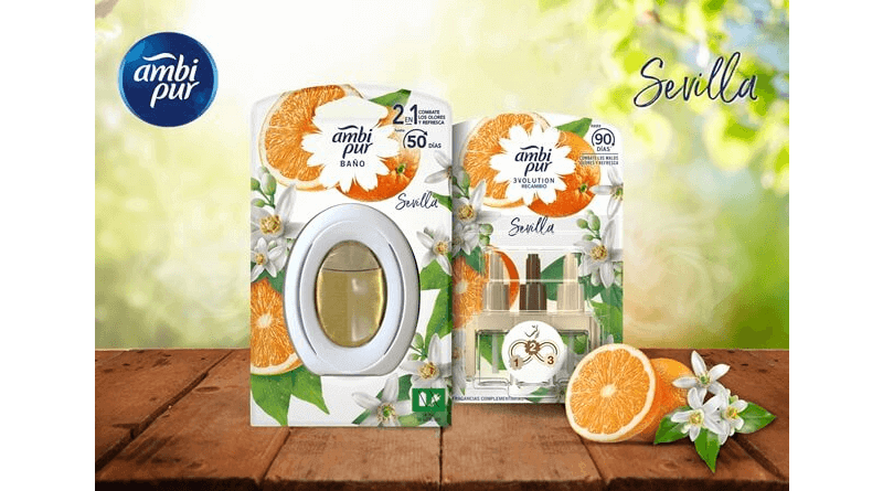 Descubre la nueva fragancia Ambipur Sevilla