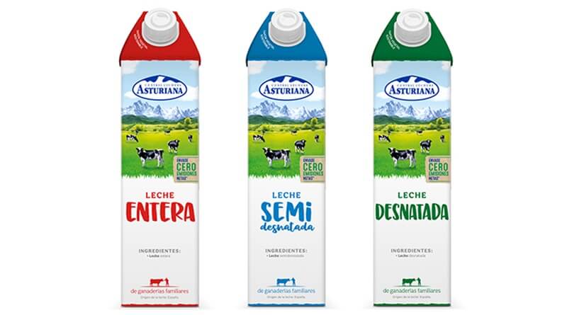 Los briks de Central Lechera Asturiana estrenan imagen