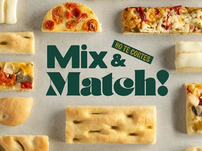 Vandemoortele lanza la campaña Mix & Match para su gama de focaccias italianas