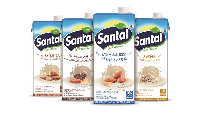 Santal presenta su nueva gama de bebidas vegetales