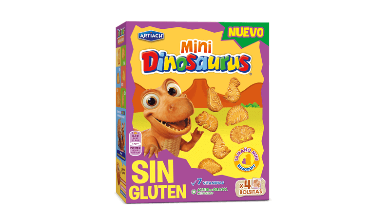 Dinosaurus lanza sus primeras galletas sin gluten