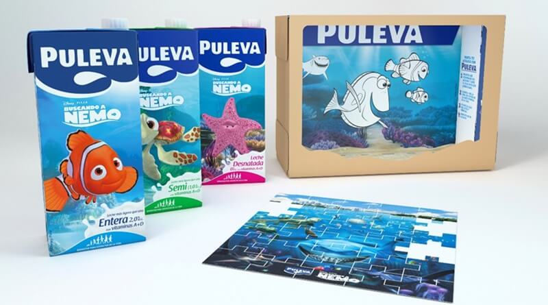 Puleva lanza una nueva línea de leche clásica adaptada nutricionalmente en colaboración con Disney Pixar©