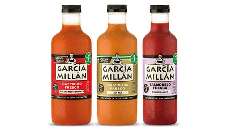 García Millán amplia su gama de gazpachos y salmorejos
