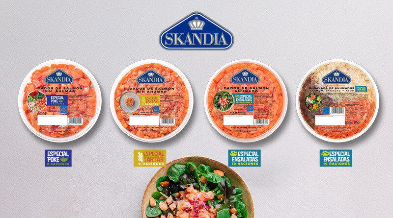 Ahumados Skandia lanza al mercado una gama completa para el canal de Hostelería