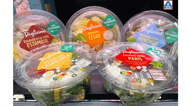 ALDI presenta Daylicious, su nueva gama de ensaladas preparadas
