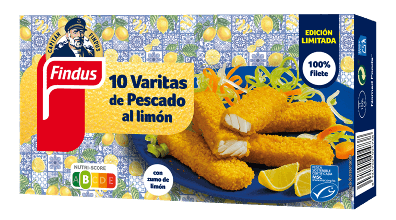 Findus reinventa sus varitas de pescado