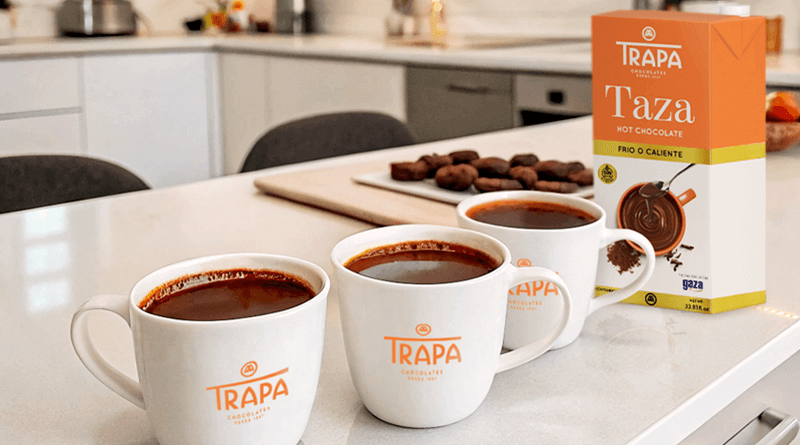Trapa amplía su portfolio con Chocolate a la Taza en formato brick de 1 litro
