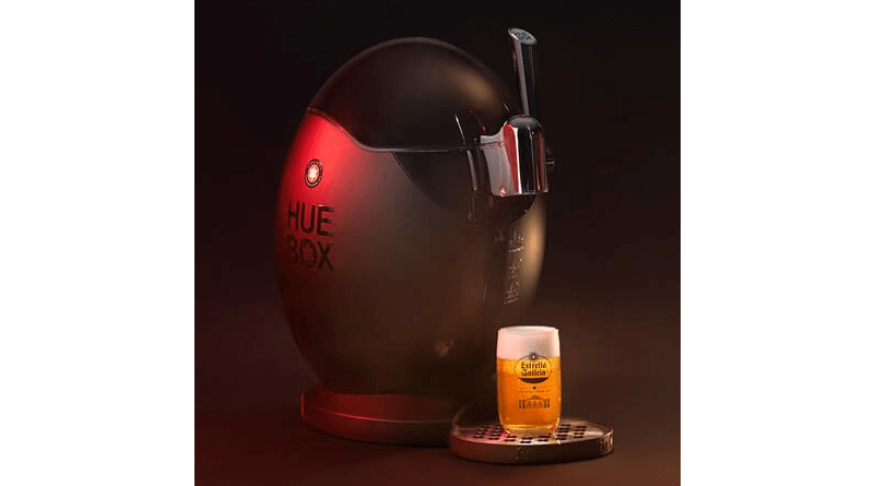 Estrella Galicia presenta Huebox, un dispositivo para disfrutar de la cerveza en casa