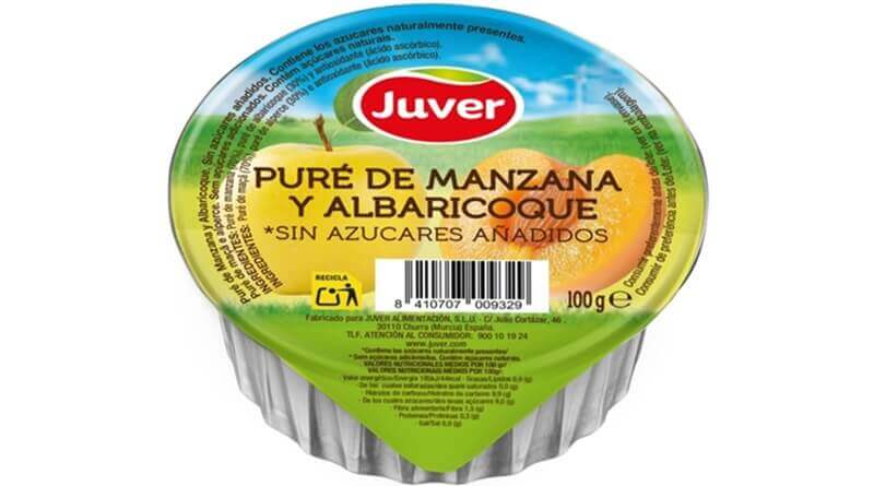 Juver lanza su primera gama de compotas 100% fruta