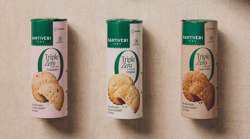 Santiveri presenta sus nuevas galletas Triple Zero 