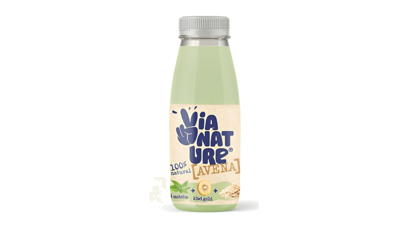 Nuevo shake de avena con matcha y kiwi gold de Vianature