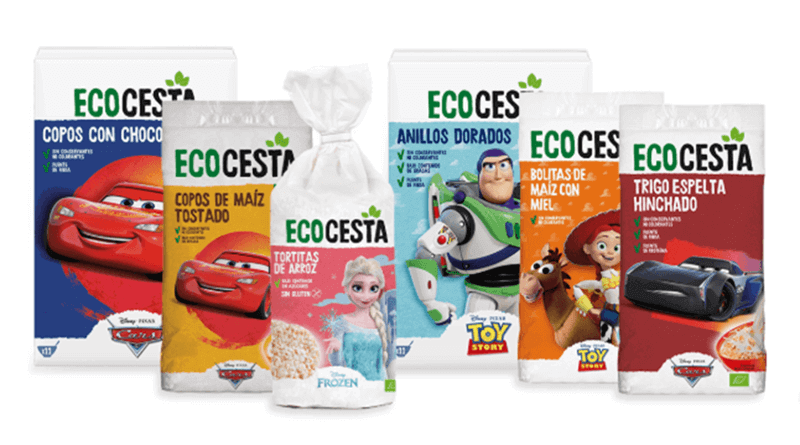 Ecocesta lanza una nueva línea de productos Disney para desayunos infantiles