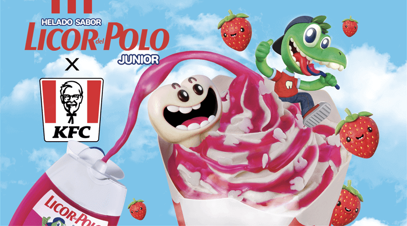 KFC y Licor del Polo sorprenden este verano con el primer helado inspirado en una pasta de dientes