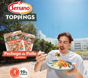 Nueva campaña de Serrano centrada en su gama “Toppings”