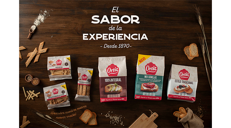 Ortiz lanza una nueva gama de snacks rústicos