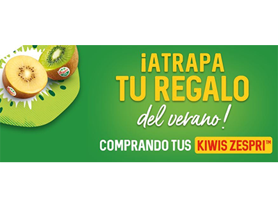 Zespri apoya al sector frutero con una promoción para consumidores