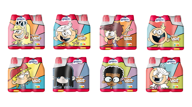 La nueva colección de Lanjarón Kids, inspirada en Una Casa de Locos