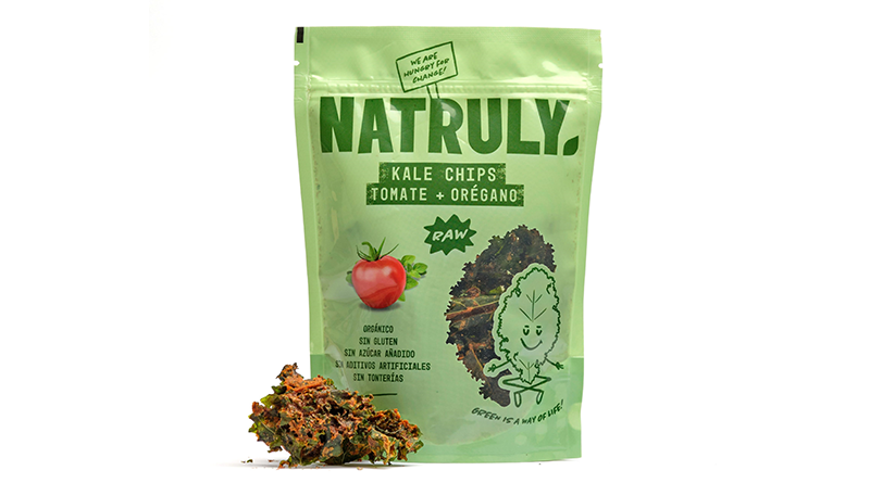 Natruly refuerza su oferta de snacks saludables  con los nuevos Kale Chips orgánicos