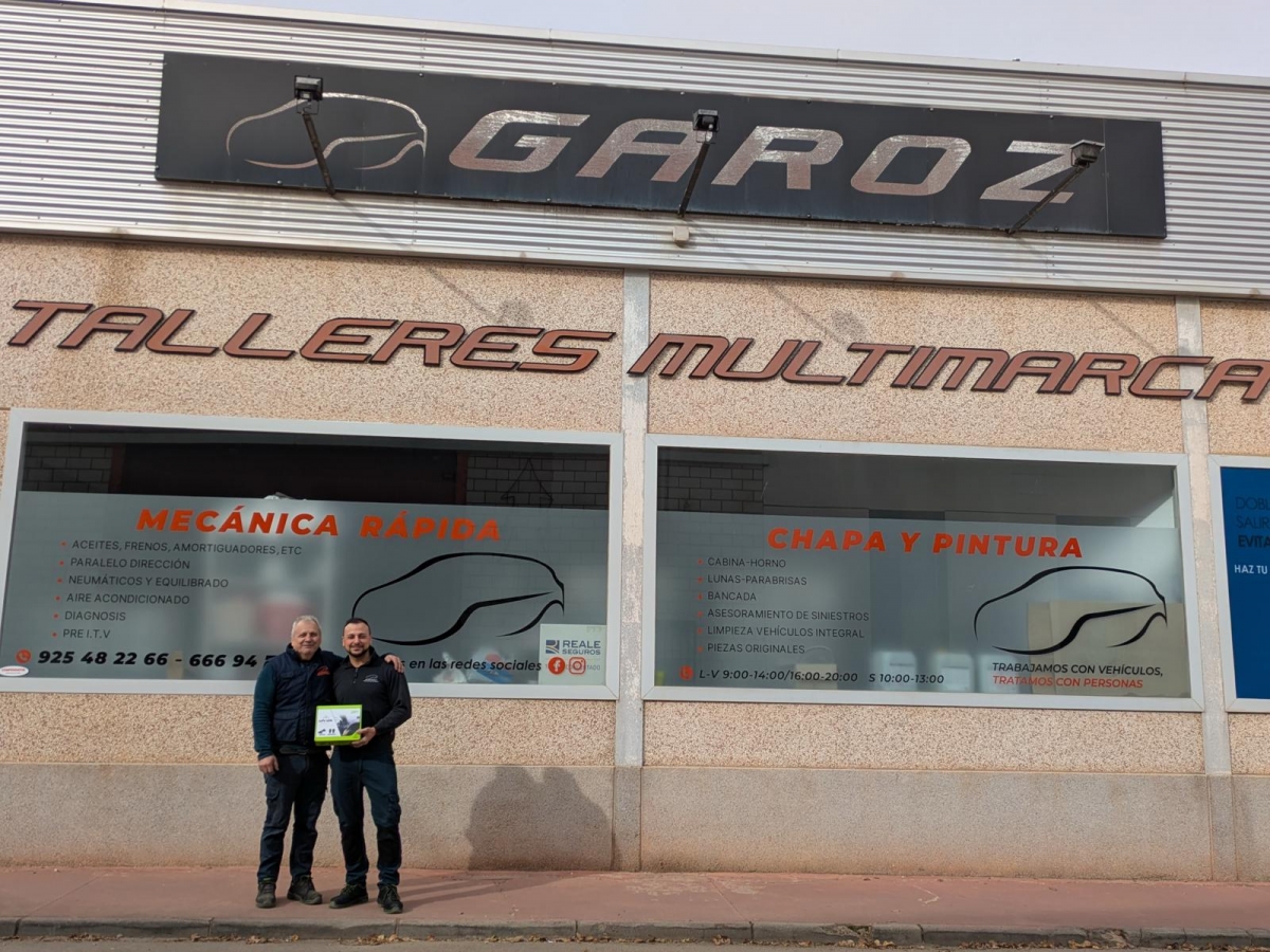 Talleres Antonio Garoz (Toledo), último ganador de los sorteos de Infocap, se lleva un sistema de ángulos muertos Valeo Safe Side